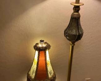 One Tall One Short Lamps Both Vintage