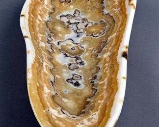 Polished Wavy Agate Bowl, 12.5" Wide x 2.75" Tall
