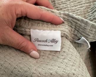 Peacock Alley linens 