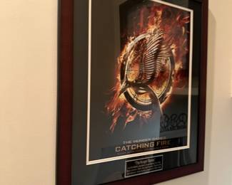 Hunger Games autographed memorabilia 