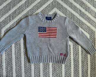 Ralph Lauren iconic flag sweater!