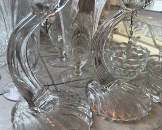 Glass Candle Holders