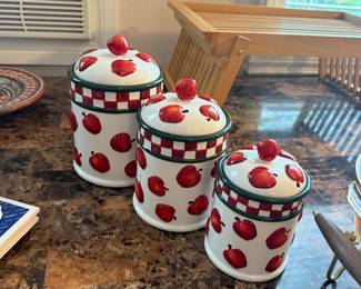 apple canister set