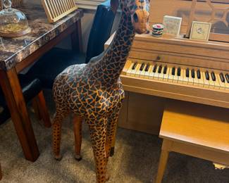 leather giraffe