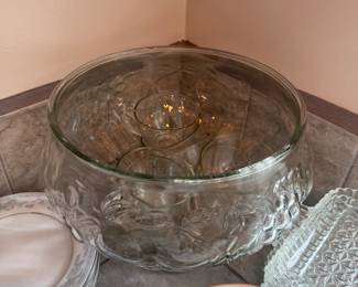 Glassware - punch bowl set