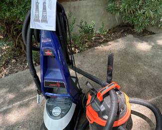 Carpet cleaner and small wet vac
