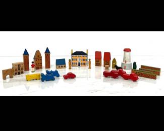 Lot 7419 Vintage Miniatures Wood Village Vehicles