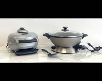 Lot 7370 Breville Pizza Oven Electric Wok