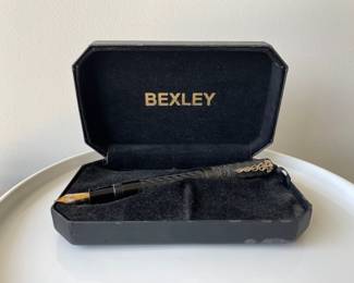 Lot 7519 14K Gold Nib Limited Edition 1825 Bexley Salute to Doctors Ebonite Fountain Pen