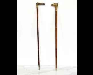 Lot 7385 Antique Vintage Walking Sticks