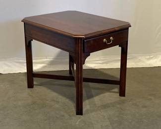Lot 7457 Wooden Side End Table