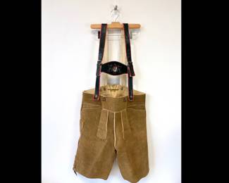 Lot 7435 Mens Leather German Lederhosen