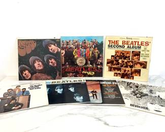 Lot 7576 Vintage Beatles Vinyl LPs Records
