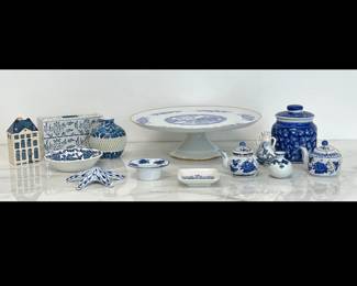 Lot 7415 Blue White Delft Royal Copenhagen KLM More