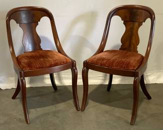 Lot 7327 Vintage Gondola Style Chairs