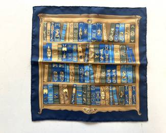 Lot 7060 Vintage Hermes Silk Scarf Books