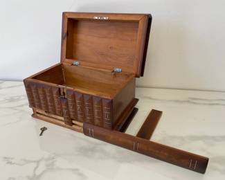 Lot 7566 Vintage Wooden Puzzle Box