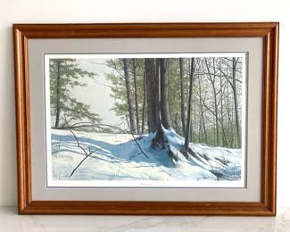 Lot 7313 Ward Nichols White Accent Signed Art Print