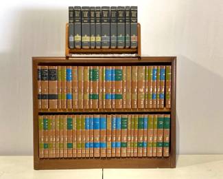 Lot 7557 Great Books Set Complete Gateway Set Bookcase