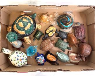 Lot 7310 Vintage Turtle Figurines