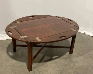 Lot 6985 Vintage Wooden Butler Tray Table