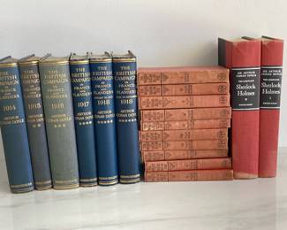Lot 7578 Vintage Hardcover Collectible Books Arthur Conan Doyle Edgar Allan Poe