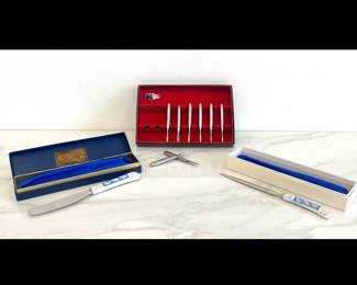 Lot 7553 Coalport Fine Bone China Handle Stainless Letter Openers Kalmar Corn Holders
