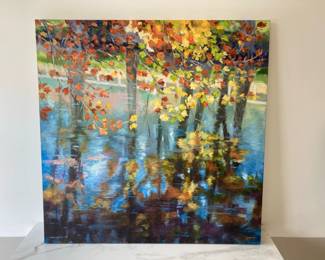 Lot 7487 Maxine Price Landscape Print on Canvas Wall Art