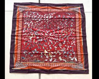 Lot 7059 Vintage Hermes Silk Scarf