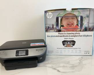 Lot 7551 HP Envy Photo 7155 Phone to Photo Printer