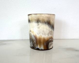 Lot 7292 Vintage Horn Toothpick Holder