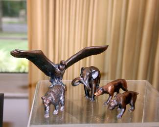 Set of 5 William Otto “Le Brea Tar Pit Sculptures”
