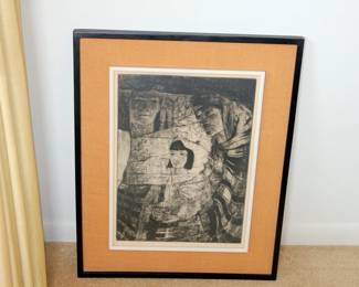 Gene Kloss Etching “Indian Infusion”