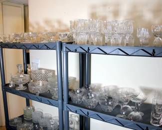Waterford, Gorham, Large Selection of Crystal and Glassware