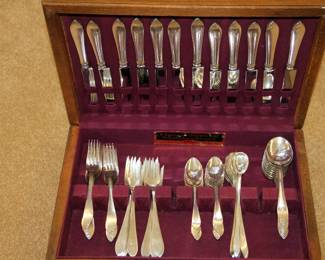 93 pcs. Tiffany Faneuil Sterling Flatware