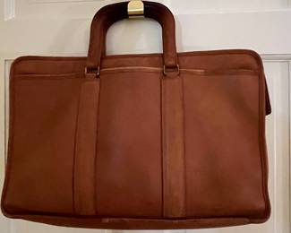 VINTAGE LEATHER COACH BRIEFCASE