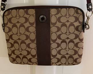 COACH SIGNATURE CANVAS CROSSBODY BAG