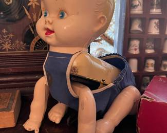 VINTAGE MECHANICAL DOLL