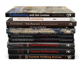 (10) Books on Knifemaking, Blades, and Gun Engraving