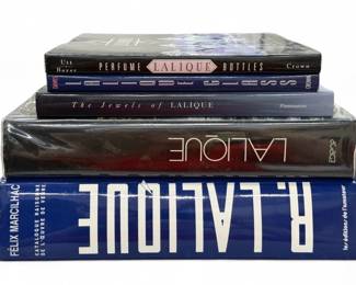 (5) Books on Lalique