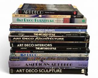 (17) Art Deco Reference & Design Books