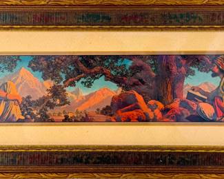 Maxfield Parrish "The Rubaiyat" Color Lithograph