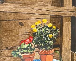 Bob Timberlake "Potted" Etching