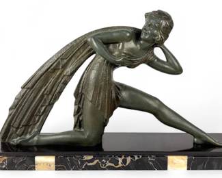 After Demetre Chiparus "Femme A La Drapery" Bronze