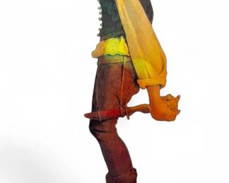 Antique Maxfield Parrish Wood Cutout