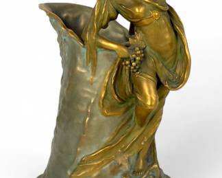 Ernst Wahliss Large Art Nouveau Pitcher