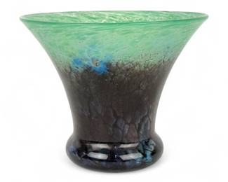 Attributed To Moncrieff Glass Vase