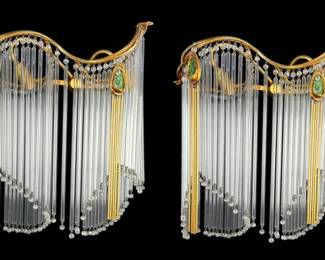 Pair of Wall Sconces Attributed to Hector Guimard