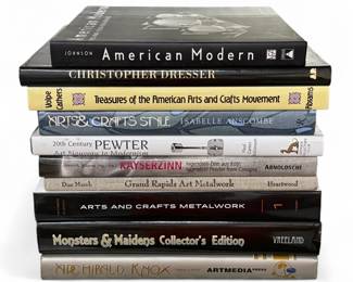 (10) Books on Metalwork & Pewter