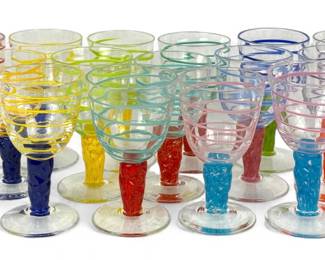 (15pc) Pean Doubulyu Wonkie Jimmie Wine Glasses